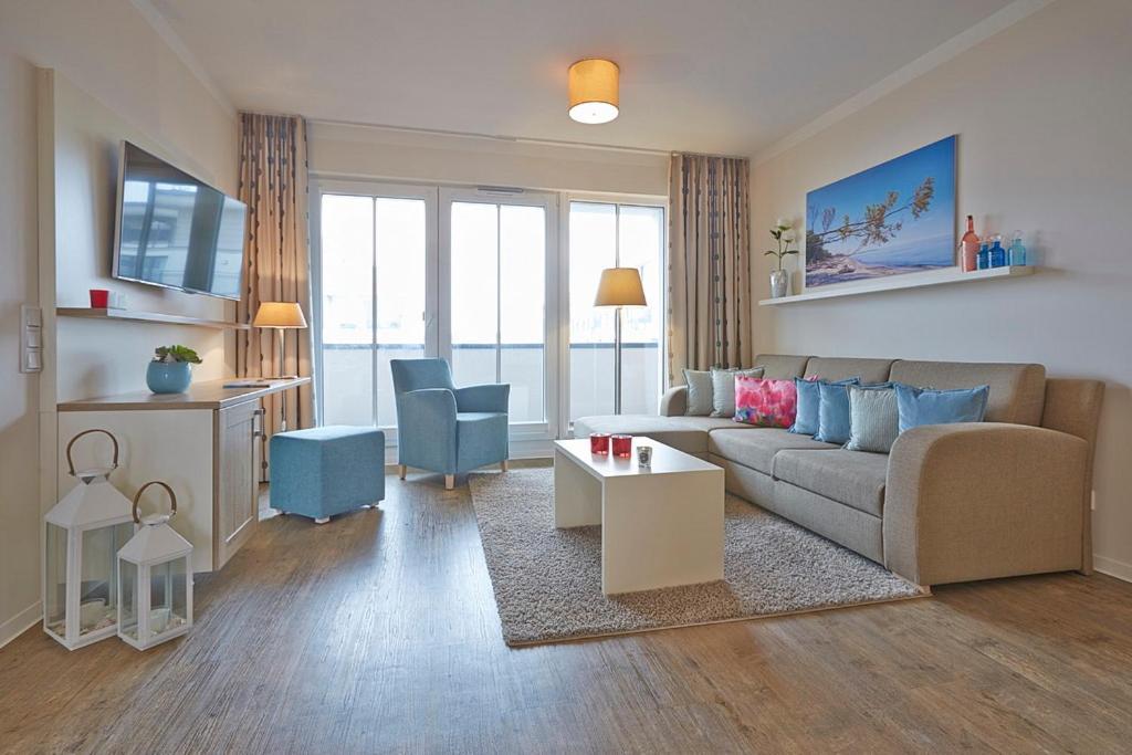 Sunny Suite 14 - Elegantes Hotelapartment Mit Grossartigem Pool-Wellnessbereich Direkt Am Meer In Ruhiger Lage - Perfekt Fuer Mensch Und Tier Borgerende-Rethwisch Bagian luar foto